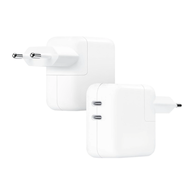 Apple 35W Dual USB-C Port Power Adapter - White