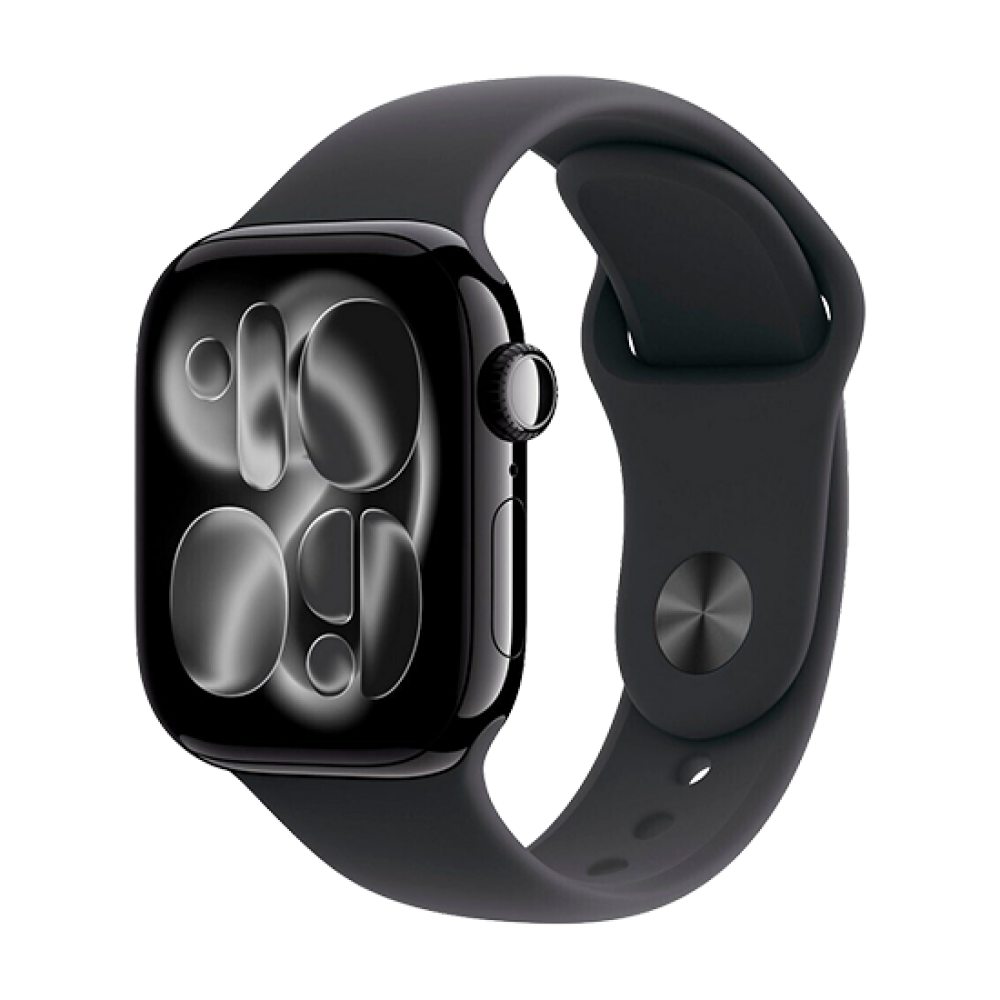 Watch Apple Watch Series 11 (2025) GPS 42mm Jet Black Aluminium Case with Sport Band S/M - Black