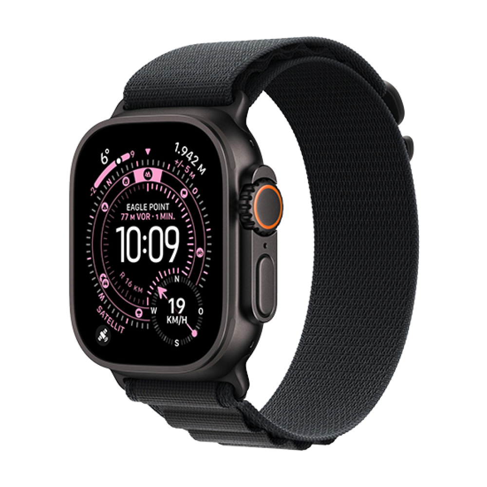 Watch Apple Watch Ultra 3 (2025) 5G 49mm Black Titanium Case with Alpine Loop S - Black