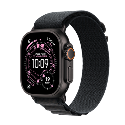 Watch Apple Watch Ultra 3 (2025) 5G 49mm Black Titanium Case with Alpine Loop M - Black