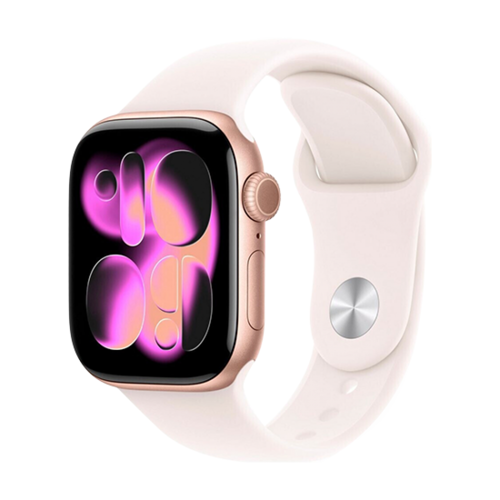 Watch Apple Watch Series 11 (2025) GPS 42mm Rose Gold Aluminium Case with Sport Band M/L - Light Blush