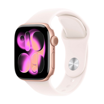Watch Apple Watch Series 11 (2025) GPS 42mm Rose Gold Aluminium Case with Sport Band M/L - Light Blush