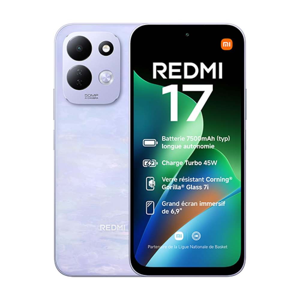 Xiaomi Redmi 17 4G Dual Sim 4GB RAM 256GB - Purple