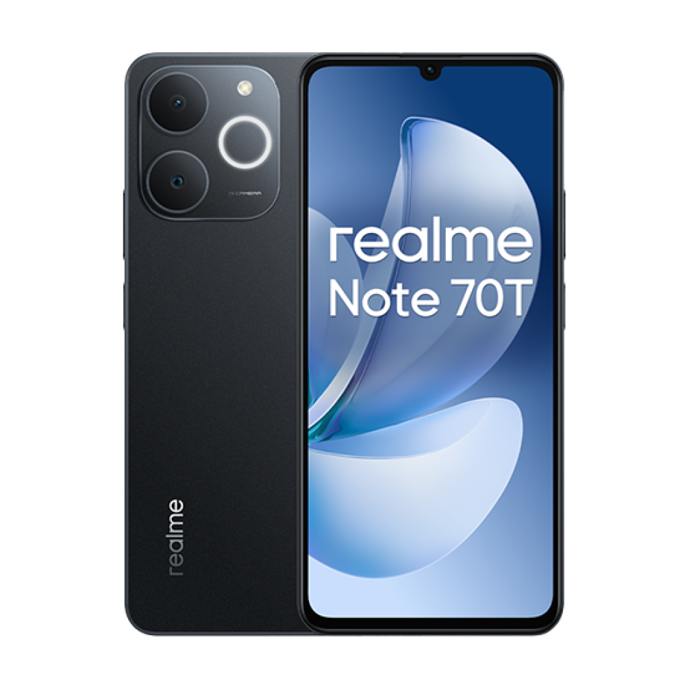 Realme Note 70T Dual Sim 4GB RAM 128GB - Black