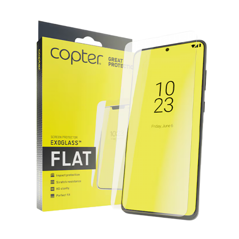 Copter Sweden Screen Protector Exoglass Flat for iPhone 16 Pro / 17 Pro