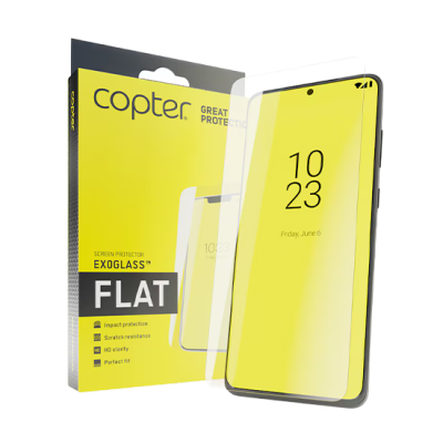 Copter Sweden Screen Protector Exoglass Flat for iPhone 16 Pro / 17 Pro