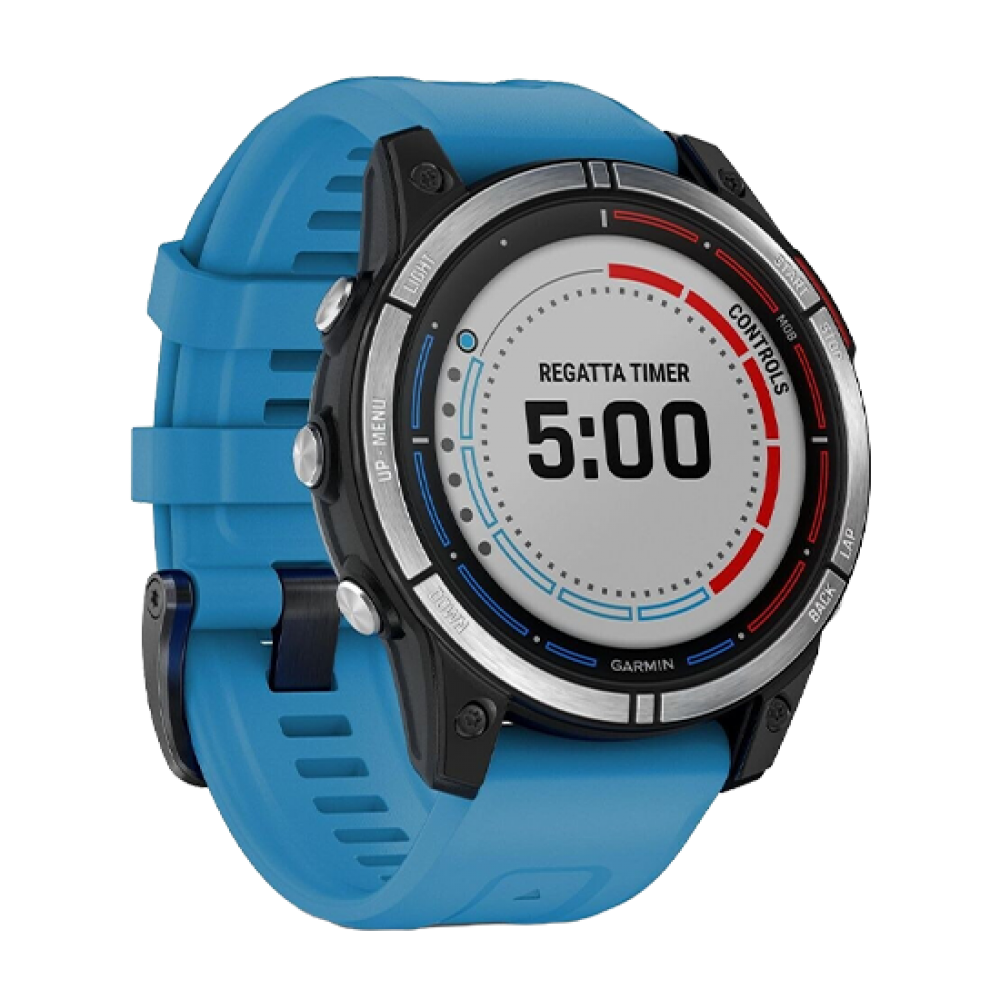 Watch Garmin Quatix 7 Standard Edition GPS 47mm Blue Band - Blue
