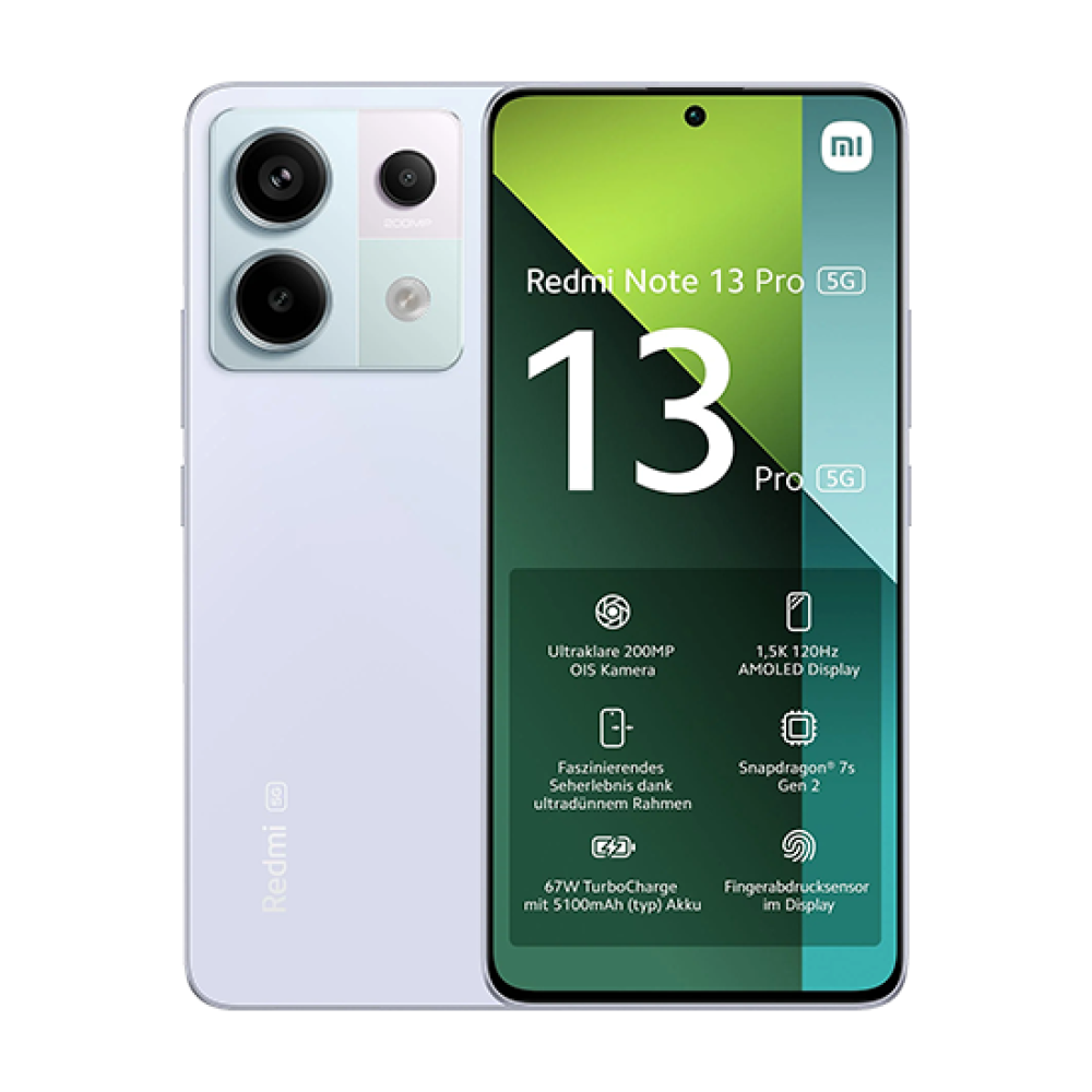 Xiaomi Redmi Note 13 Pro 5G Dual Sim 8GB RAM 256GB - Purple